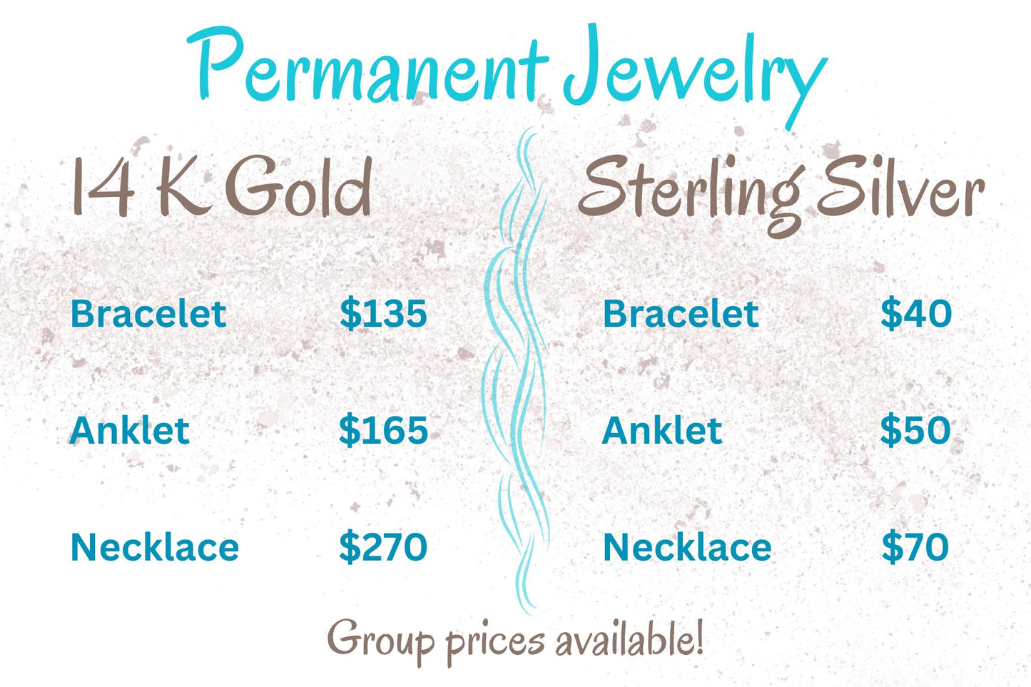 Permanent Jewelry Experience