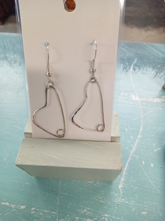 Sterling Silver Heart Earrings