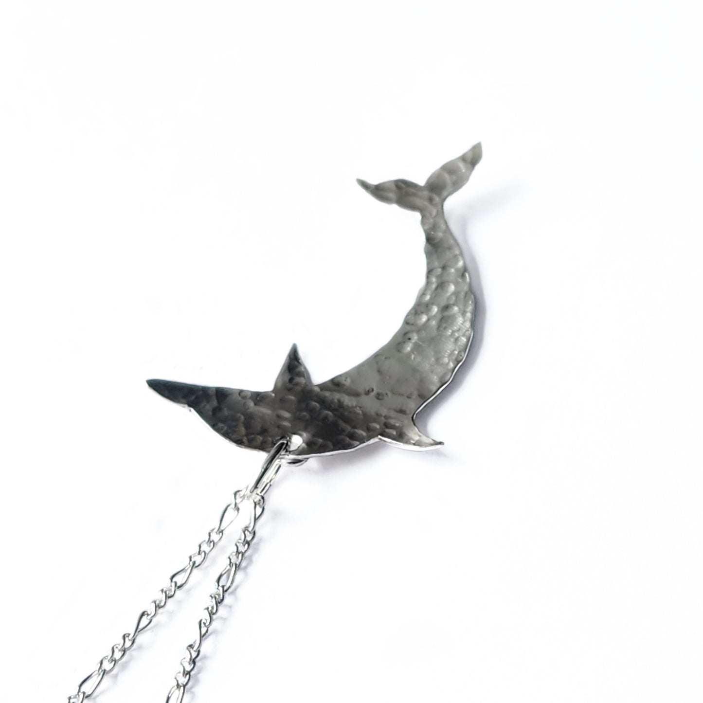 Sterling silver dolphin necklace