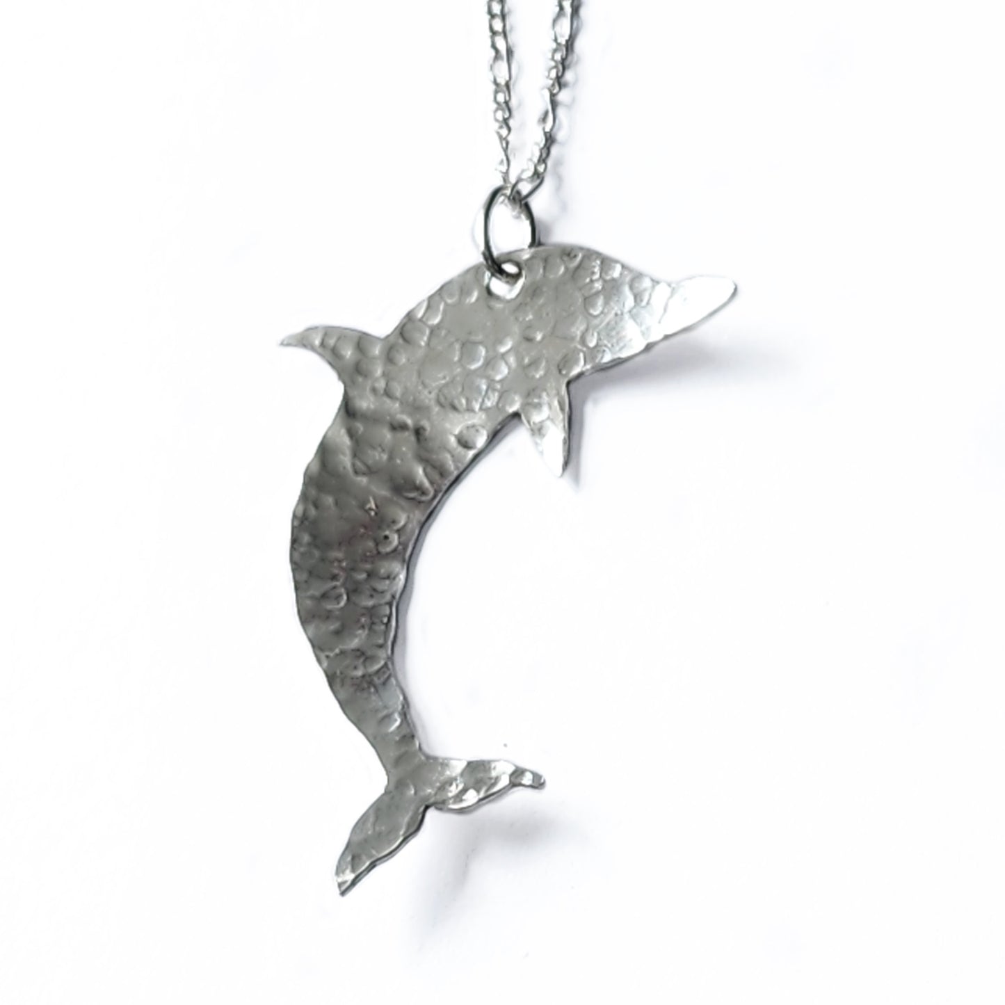 Sterling silver dolphin necklace